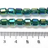 Electroplate Glass Beads Strands EGLA-D030-19F-4