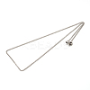 Tarnish Resistant 304 Stainless Steel Twisted Link Chain Necklaces LS-STAS-M174-030P-2