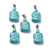 Synthetic Turquoise Pendants G-B127-06P-01-2