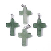 Natural Green Aventurine Pendants G-J354-08A-1