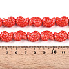Handmade Porcelain Beads Strands PORC-I028-02H-4
