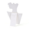Cardboard Covered with Linen Cloth Necklace & Earring Display Stands LS-ODIS-Q041-07A-2