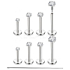 Titanium Alloy Internally Threaded Labret Bar EJEW-FS0001-32A-1