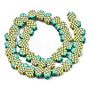 Handmade Polymer Clay Bead Strands CLAY-R069-01P-02-2