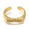 Rack Plating Brass Open Cuff Rings for Women RJEW-M022-05G-2