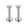 Star Stainless Steel Internally Threaded Labrets WG955BE-03-1