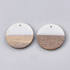Resin & Wood Pendants X-RESI-S358-02B-02-2