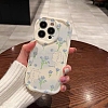 Tulip Cat Pattern TPU Plastic Mobile Phone Cover PW-WGD8F46-04-3