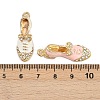 Alloy Enamel Pendants FIND-I050-01G-3