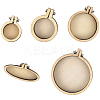 5Pcs 5 Styles Wood Embroidery Hoop DIY-CP0012-43C-6