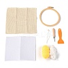 DIY Cotton Cup Mat Punch Needle Kits DIY-K032-38B-2