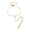 Gemstone Chip Link Chains for Women BJEW-G739-02G-6