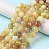 Natural Yellow Opal Beads Strands G-Q1001-A01-02-4