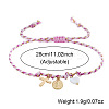 Religion Brass & Natural Shell Charm Bracelets KR4902-4-2