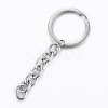 Tarnish Resistant Polishing 304 Stainless Steel Split Key Rings LS-STAS-H558-33P-1