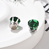 Cubic Zirconia Clip-on Earrings EJEW-L100-01P-06-3
