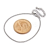 Adjustable Rack Plating Brass Curb Chain Bracelets for Women BJEW-G735-18P-5