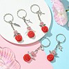 Resin & Alloy & Glass Keychain KEYC-MZ00015-2