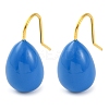 304 Stainless Steel Enamel Teardrop Dangle Earrings for Women EJEW-U023-01G-01-2