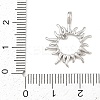 Brass Micro Pave Cubic Zirconia Pendants KK-B165-01P-3