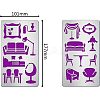 2Pcs 2 Style 304 Stainless Steel Cutting Dies Stencils DIY-FG0001-97-2