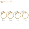 Bowknot Brass Micro Pave Cubic Zirconia Cuff Ring Setting KK-A244-01B-G-4