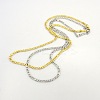 Men's Casual Style 304 Stainless Steel Figaro Chain Necklaces STAS-O037-17-1