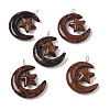 Natural & Synthetic Mixed Stone Pendants G-Z086-01P-2