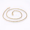 304 Stainless Steel Popcorn Chain Necklaces MAK-L015-23A-2