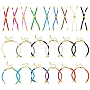 12Pcs 6 Colors Nylon Cords Bracelet Makings Fit for Connector Charms AJEW-YW0001-42-1