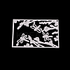 Rectangle with Dragonfly Frame Carbon Steel Cutting Dies Stencils LS-DIY-F028-34-3
