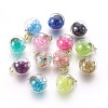 Transparent Glass Bottle Pendants GLAA-L018-M-1
