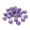 Transparent Resin European Rondelle Beads RPDL-P005-01P-03-1