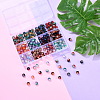 DIY Round Crackle Glass Beads Bracelets Making Kits DIY-YW0016-06-4