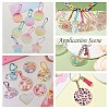 Transparent Acrylic Blank Pendants TACR-Z003-01B-3