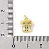 Brass Micro Pave Cubic Zirconia Pendants KK-Z101-02G-03-3