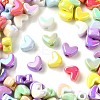 UV Plating Opaque Acrylic Beads MACR-F083-12-1
