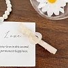 Bowknot Cellulose Acetate(Resin) Alligator Hair Clips PW-WGBD103-05-1