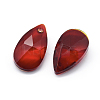 Faceted Glass Pendants X-GLAA-F069-S-A03-2