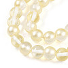 Baking Paint Transparent Glass Beads X1-DGLA-N011-10mm-02-3