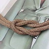Alloy Full Rhinestone Knot Chain Belts for Dress FS-WG49D1E-01-2