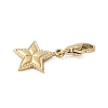 304 Stainless Steel Star Pendant Decoration STAS-S165-08G-2