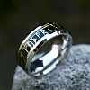 316L Surgical Stainless Steel  Words Finger Rings LS-FIND-PW0020-12A-P-1