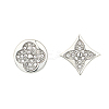 Stainless Steel Clover Stud Earrings for Women IH5543-2-1