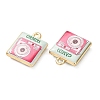 Printed Alloy Pendants AL-CBA7256-17B-G-3