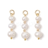 Natural Cultured Freshwater Pearl Pendants PALLOY-JF05145-1