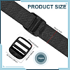 Zinc Alloy Ladder Lock Slider Buckles FIND-WH0366-012EB-2