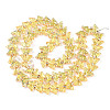Electroplate Glass Beads Strands EGLA-N012-04M-2