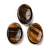 Natural Tiger Eye Oval Worry Stone G-R487-01D-1