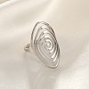304 Stainless Steel Cuff Open Rings FS-WGD6945-09-1